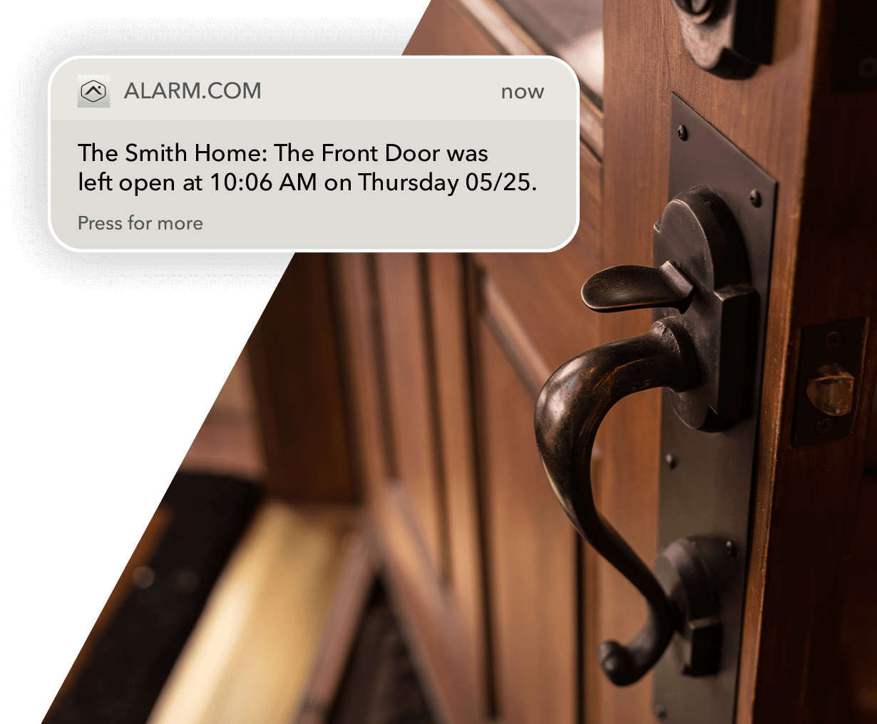 Alarm.com notification
