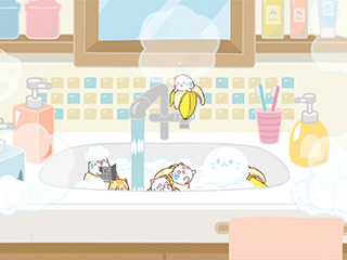 Bananya in the Bathroom, Nya