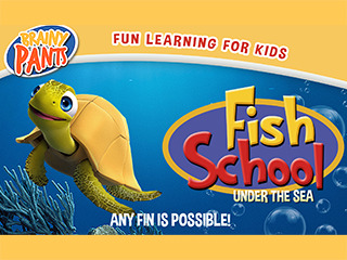 Fish School Under The Sea