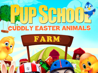 Pup School Cuddly Easter Animals